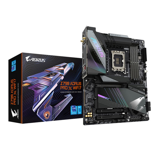 Gigabyte AORUS Z790 PRO X WIFI7, Intel Z790, LGA1700, 4 x DDR5, ATX