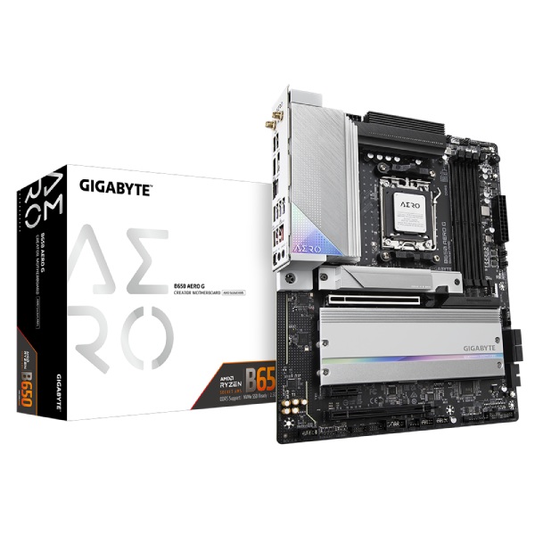 Gigabyte B650 AERO G základní deska, AMD B650, AM5, 4xDDR5, ATX