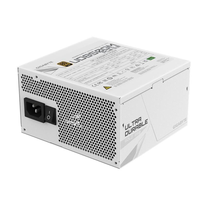 Gigabyte UD850GM PG5W 850W 80+ Gold Modular PCIe 5 ICE Gigabyte UD850GM PG5W 850W 80+ Gold Modular PCIe 5 ICE