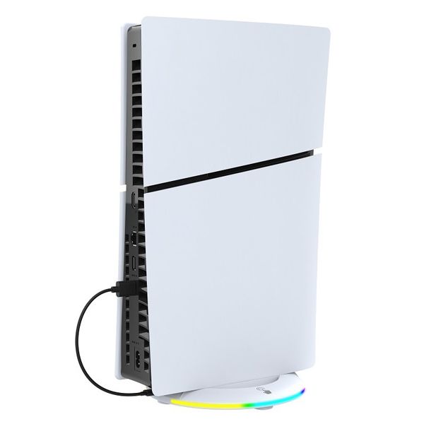 iPega P5S025S Vertikální stojan s RGB pro PS5 Slim/PS5 Pro White