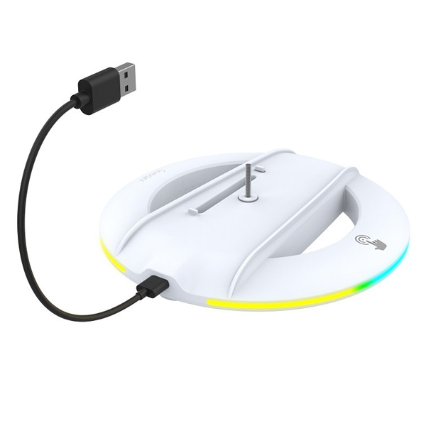 iPega P5S025S Vertikální stojan s RGB pro PS5 Slim, White