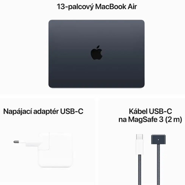 MacBook Air 15" Apple M3 8C CPU 10C GPU 8GB 512GB midnight SK MacBook Air 15" Apple M3 8C CPU 10C GPU 8GB 512GB midnight SK