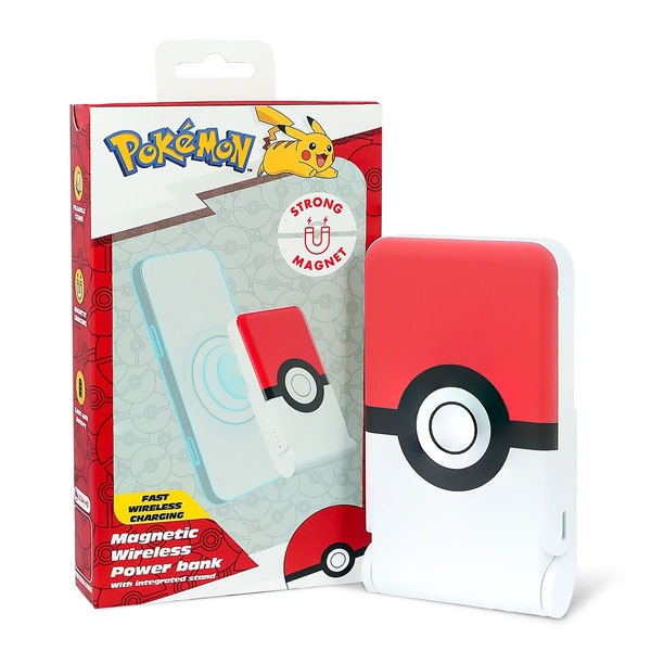 Magnetická powerbanka OTL Technologies Pokemon Pokeball s USB-C