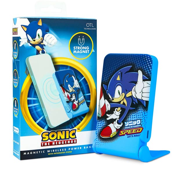 Magnetická powerbanka OTL Technologies SEGA Sonic the Hedgehog s USB-C Magnetická powerbanka OTL Technologies SEGA Sonic the Hedgehog s USB-C