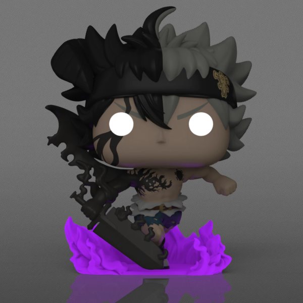 POP! Animation: Black Asta (Black Clover) Special Edition (Glows in The Dark)