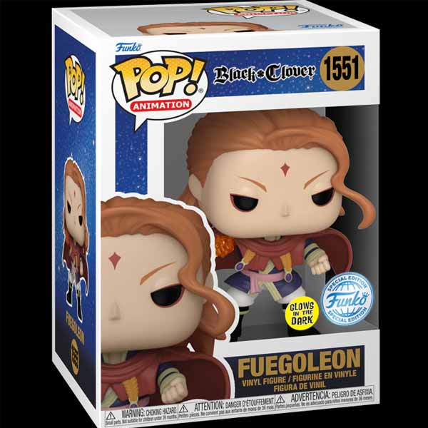 POP! Animation: Fuegoleon (Black Clover) Special Edition (Glows in The Dark)