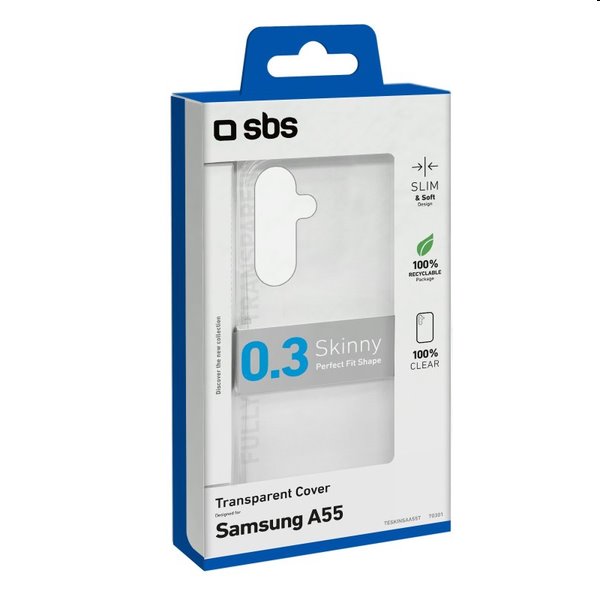 SBS pouzdro Skinny pro Samsung Galaxy A55 5G, transparentní