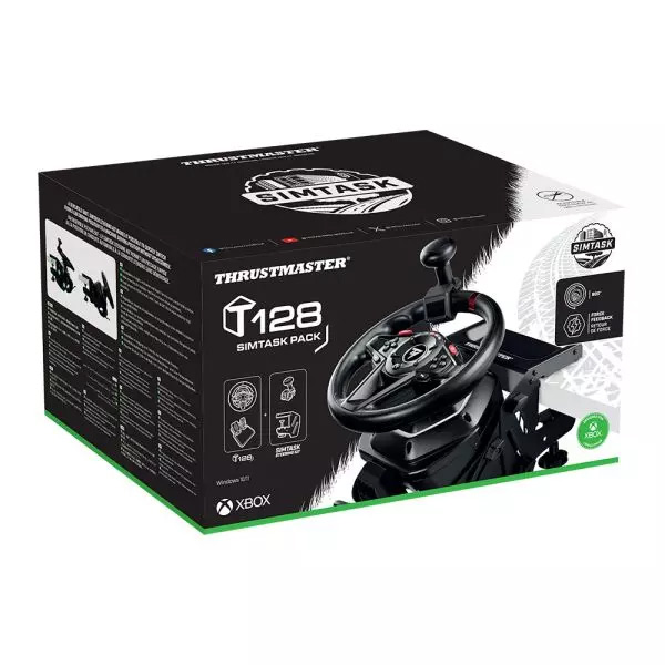 Thrustmaster T128 SimTask, sada volantu a pedálů pro Xbox/PC