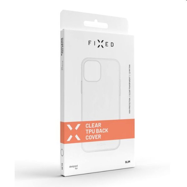 FIXED TPU Gelové pouzdro pro Xiaomi Redmi Note 13 Pro/POCO M6 Pro, transparentné