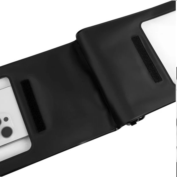 FIXED Voděodolné pouzdro na mobil FIXED Float Twin s kvalitním uzamykacím systémem a certifikací IPX8, černé