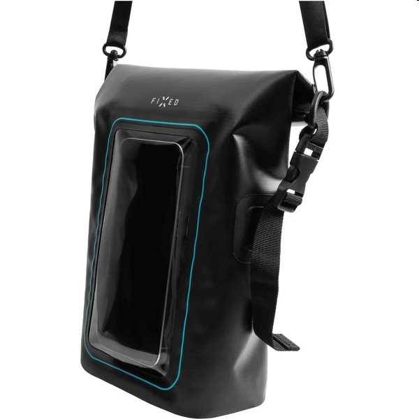 FIXED Voděodolný vak Float Bag s kapsou pro mobilní telefon 3L, černé