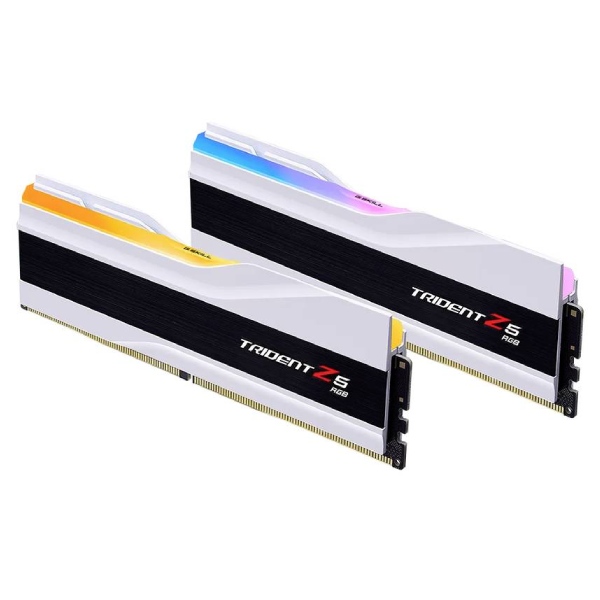 G.SKILL 32 GB Paměťová sada DDR5 6000 CL32 Trident Z5 RGB, bílá G.SKILL 32 GB Paměťová sada DDR5 6000 CL32 Trident Z5 RGB, bílá