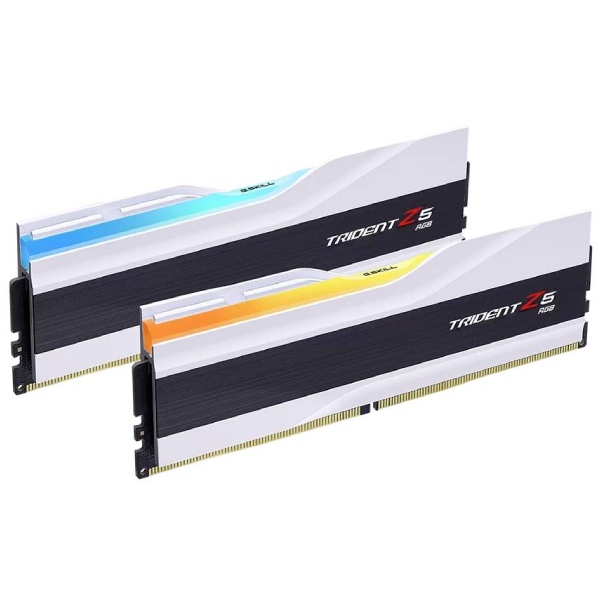 G.SKILL 32 GB Paměťová sada DDR5 6000 CL32 Trident Z5 RGB, bílá G.SKILL 32 GB Paměťová sada DDR5 6000 CL32 Trident Z5 RGB, bílá