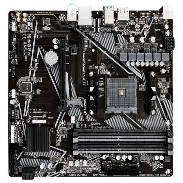 Gigabyte A520M DS3H V2, AMD A520, AM4, 4xDDR4, mATX Gigabyte A520M DS3H V2, AMD A520, AM4, 4xDDR4, mATX