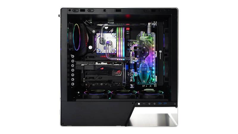 InWin Luxury case 905 OLED, 4x ARGB Sirius Loop fan, Mid Tower, E-ATX, Silver-Aluminium InWin Luxury case 905 OLED, 4x ARGB Sirius Loop fan, Mid Tower, E-ATX, Silver-Aluminium