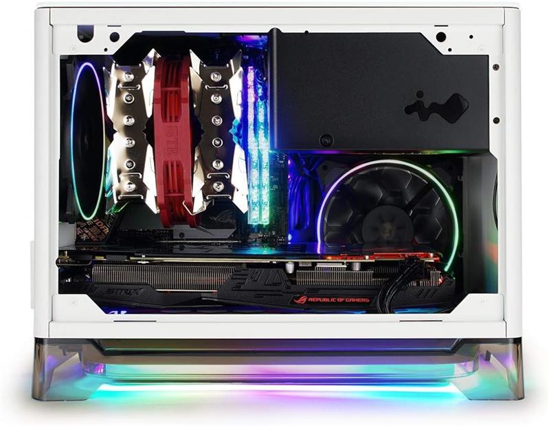 InWin A1 Plus white, PSU 650W GOLD included, Mini ITX, TG, ARGB Fans, Qi 10W Charging InWin A1 Plus white, PSU 650W GOLD included, Mini ITX, TG, ARGB Fans, Qi 10W Charging