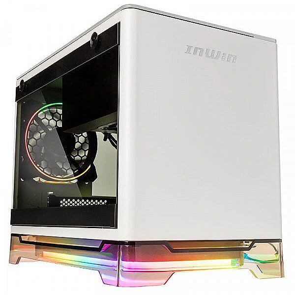 InWin A1 Plus white, PSU 650W GOLD included, Mini ITX, TG, ARGB Fans, Qi 10W Charging InWin A1 Plus white, PSU 650W GOLD included, Mini ITX, TG, ARGB Fans, Qi 10W Charging