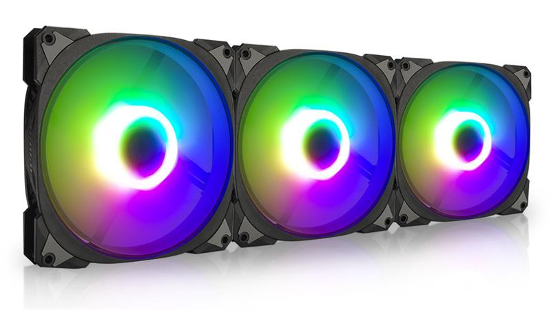 InWin Case fan Neptune AN120, 120mm, ARGB, Black (Triple pack+ Extension cables) InWin Case fan Neptune AN120, 120mm, ARGB, Black (Triple pack+ Extension cables)
