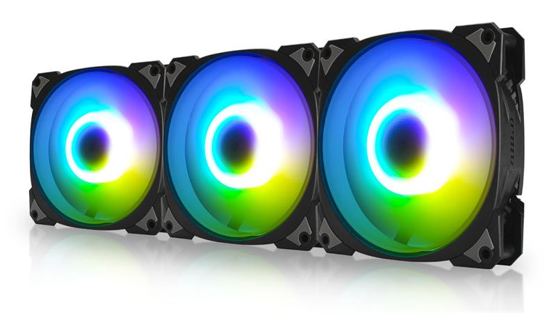InWin Case fan Neptune AN140, 140mm, ARGB, Black (Triple pack+ Extension cables) InWin Case fan Neptune AN140, 140mm, ARGB, Black (Triple pack+ Extension cables)