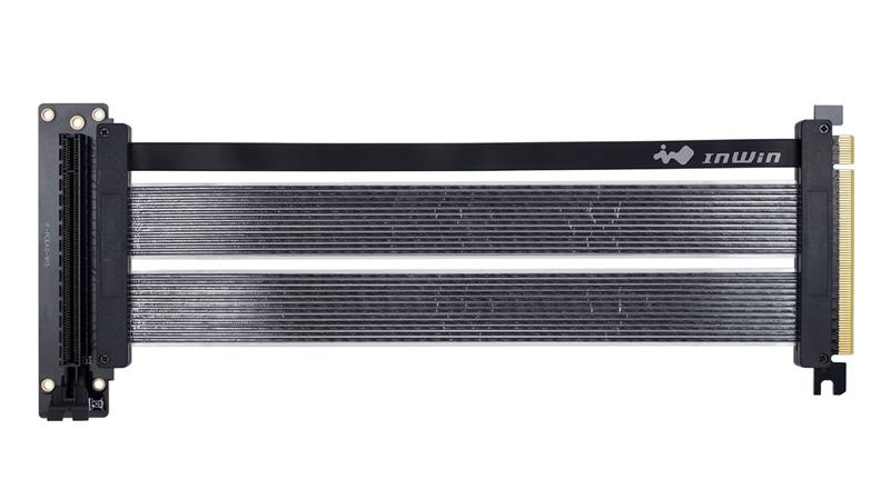 InWin PCI-E 4.0x16 Riser Cable & Bracket (Vertically Mount GPU Adapter) InWin PCI-E 4.0x16 Riser Cable & Bracket (Vertically Mount GPU Adapter)