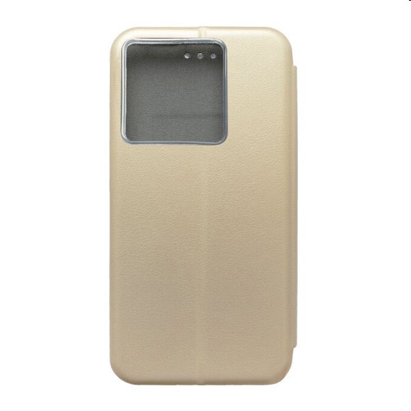 MobilNET Knížkové pouzdro pro Xiaomi Redmi 13C, zlaté MobilNET Knížkové pouzdro pro Xiaomi Redmi 13C, zlaté