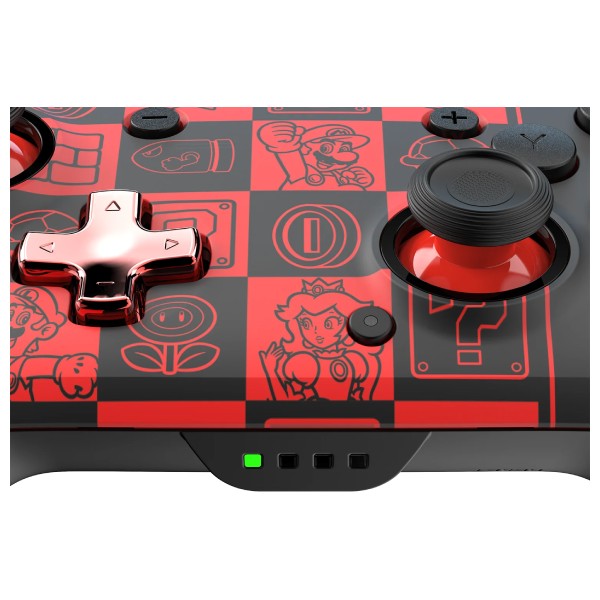 PDP bezdrátový ovladač pro Nintendo Switch Rematch GLOW, Super Icons, Glow in the Dark PDP bezdrátový ovladač pro Nintendo Switch Rematch GLOW, Super Icons, Glow in the Dark