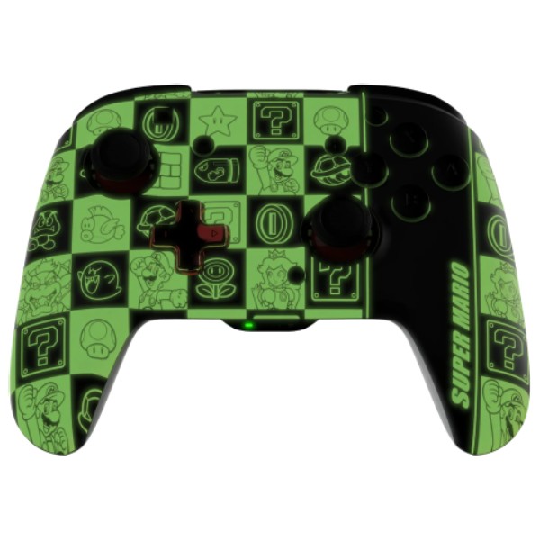 PDP bezdrátový ovladač pro Nintendo Switch Rematch GLOW, Super Icons, Glow in the Dark PDP bezdrátový ovladač pro Nintendo Switch Rematch GLOW, Super Icons, Glow in the Dark