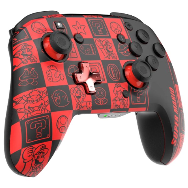PDP bezdrátový ovladač pro Nintendo Switch Rematch GLOW, Super Icons, Glow in the Dark PDP bezdrátový ovladač pro Nintendo Switch Rematch GLOW, Super Icons, Glow in the Dark