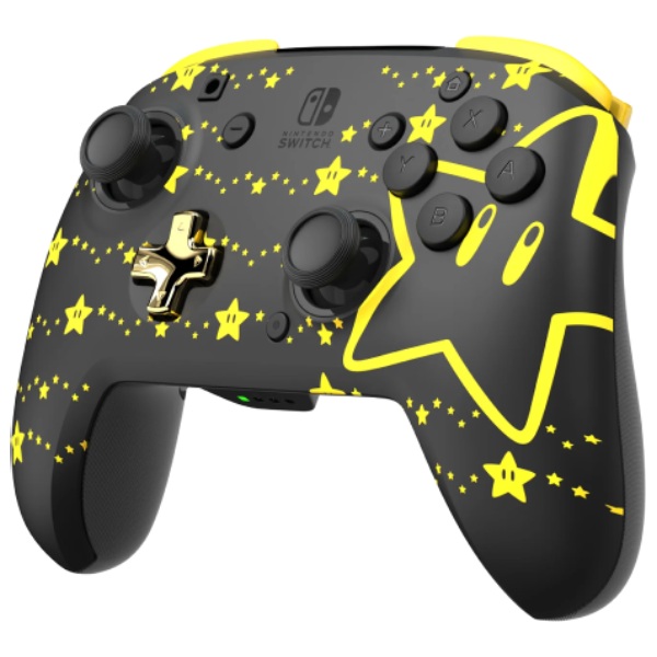 PDP bezdrátový ovladač pro Nintendo Switch Rematch GLOW, Super Stars, Glow in the Dark PDP bezdrátový ovladač pro Nintendo Switch Rematch GLOW, Super Stars, Glow in the Dark