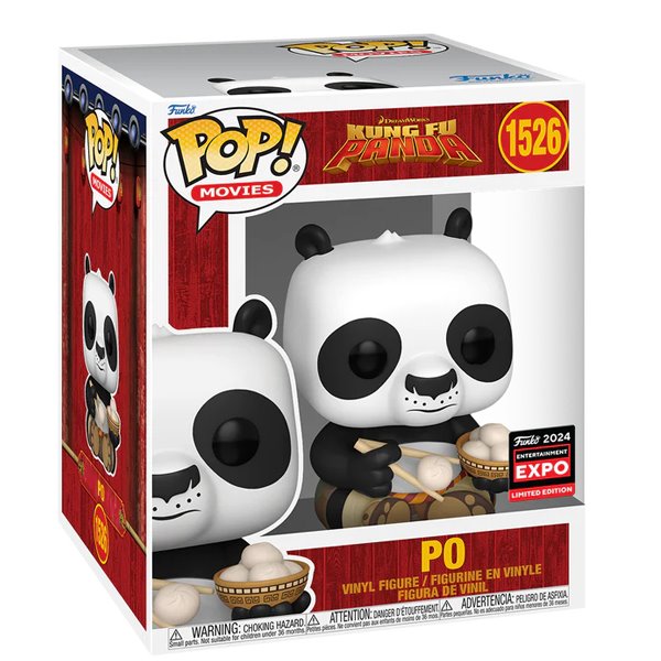 POP! Movies: PO (Kung Fu Panda) 2024 Limited Edition Entertainment Expo Shared Exclusive 15 cm