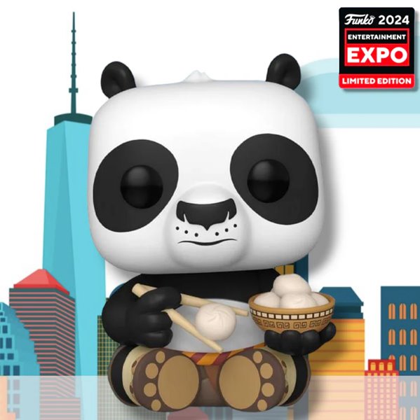 POP! Movies: PO (Kung Fu Panda) 2024 Limited Edition Entertainment Expo Shared Exclusive 15 cm POP! Movies: PO (Kung Fu Panda) 2024 Limited Edition Entertainment Expo Shared Exclusive 15 cm