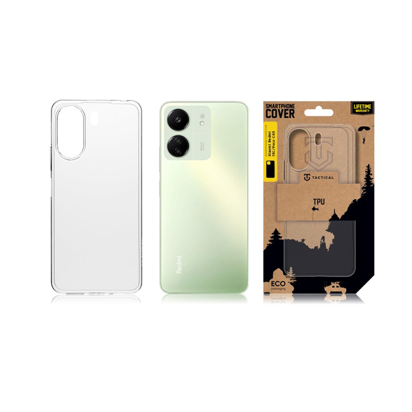 Pouzdro Tactical TPU pro Xiaomi Redmi 13C/Poco C65, transparentní