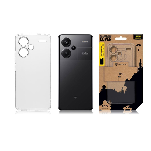 Pouzdro Tactical TPU pro Xiaomi Redmi Note 13 Pro Plus 5G, transparentní Pouzdro Tactical TPU pro Xiaomi Redmi Note 13 Pro Plus 5G, transparentní