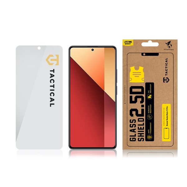 Tactical Ocharnné sklo 2.5D pro Xiaomi Redmi Note 13 Pro 4G/5G / Poco X6 5G Tactical Ocharnné sklo 2.5D pro Xiaomi Redmi Note 13 Pro 4G/5G / Poco X6 5G
