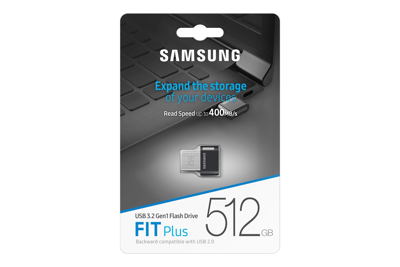 USB klíč Samsung FIT Plus, USB 3.2 Gen 1, 512 GB