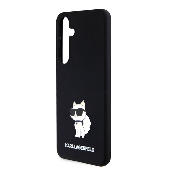 Zadní kryt Karl Lagerfeld Liquid Silicone Choupette NFT pro Samsung Galaxy S24 Plus, černý Zadní kryt Karl Lagerfeld Liquid Silicone Choupette NFT pro Samsung Galaxy S24 Plus, černý