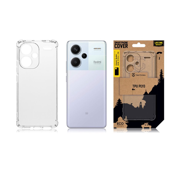 Zadní kryt Tactical TPU Plyo pro Xiaomi Redmi Note 13 Pro Plus 5G, transparentní Zadní kryt Tactical TPU Plyo pro Xiaomi Redmi Note 13 Pro Plus 5G, transparentní