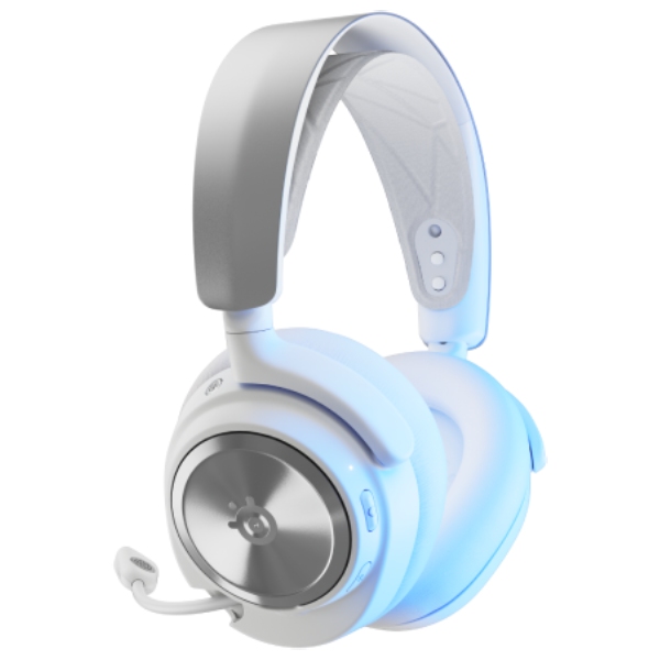 Bezdrátové sluchátka SteelSeries Arctis Nova Pro Wireless P pro Playstation, bílá Bezdrátové sluchátka SteelSeries Arctis Nova Pro Wireless P pro Playstation, bílá