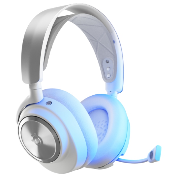 Bezdrátové sluchátka SteelSeries Arctis Nova Pro Wireless P pro Playstation, bílá Bezdrátové sluchátka SteelSeries Arctis Nova Pro Wireless P pro Playstation, bílá