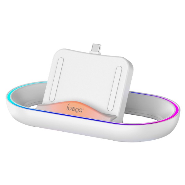 iPega P5P02 nabíjecí stanice s RGB pro PlayStation Portal Remote Player, bílá iPega P5P02 nabíjecí stanice s RGB pro PlayStation Portal Remote Player, bílá