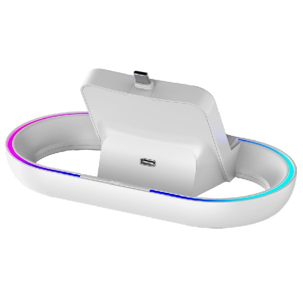 iPega P5P02 nabíjecí stanice s RGB pro PlayStation Portal Remote Player, bílá iPega P5P02 nabíjecí stanice s RGB pro PlayStation Portal Remote Player, bílá