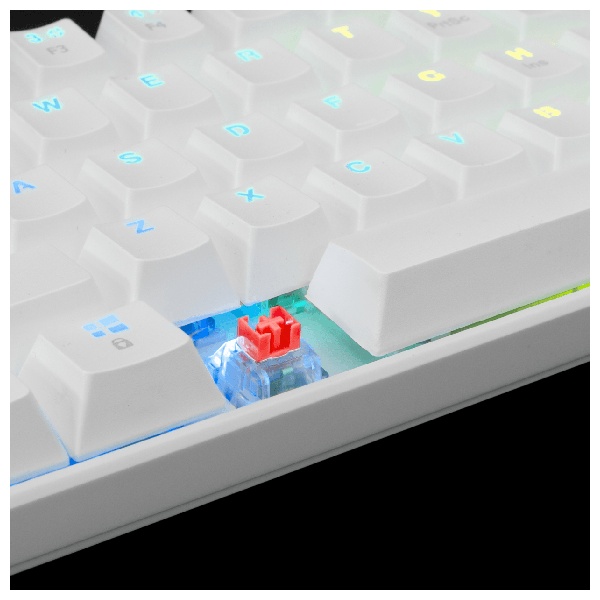 White Shark mechanická herní klávesnice SHINOBI, US, červený switch, bílá White Shark mechanická herní klávesnice SHINOBI, US, červený switch, bílá