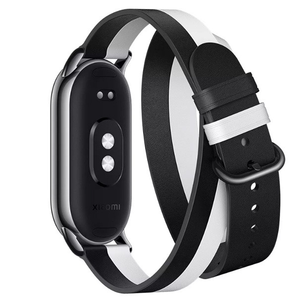 Xiaomi Smart Band 8 Double Wrap Strap náhradní řemínek, čierno-bílý Xiaomi Smart Band 8 Double Wrap Strap náhradní řemínek, čierno-bílý