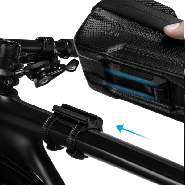 FIXED Odnímatelné pouzdro mobilního telefonu na kolo Bikee Bag, černé FIXED Odnímatelné pouzdro mobilního telefonu na kolo Bikee Bag, černé