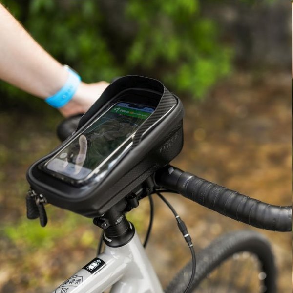 FIXED Odnímatelné pouzdro mobilního telefonu na kolo Bikee Bag, černé FIXED Odnímatelné pouzdro mobilního telefonu na kolo Bikee Bag, černé