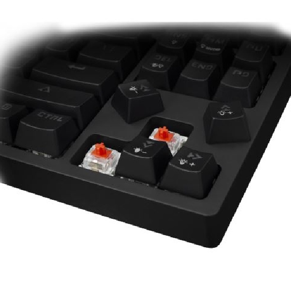 White Shark herní mechanická klávesnice KODACHI, US, červený switch, černá White Shark herní mechanická klávesnice KODACHI, US, červený switch, černá