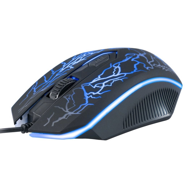Herní myš C-Tech Tychon, USB, 3200 DPI, 7 barev, černá Herní myš C-Tech Tychon, USB, 3200 DPI, 7 barev, černá