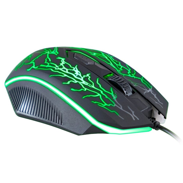 Herní myš C-Tech Tychon, USB, 3200 DPI, 7 barev, černá Herní myš C-Tech Tychon, USB, 3200 DPI, 7 barev, černá