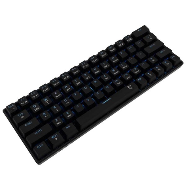 White Shark mechanická bezdrátová herí klávesnice KAIKEN, US, červený switch, černá White Shark mechanická bezdrátová herí klávesnice KAIKEN, US, červený switch, černá