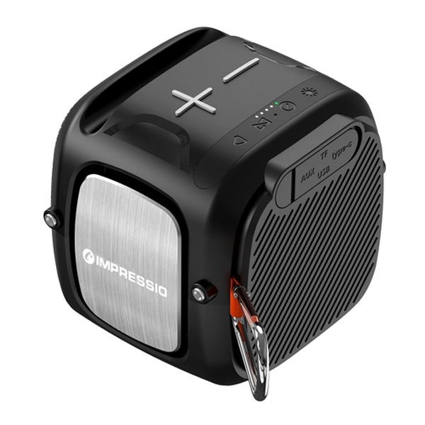 Repro C-TECH Impressio Qubis mini, SD, USB, BT, AUX-IN, FM rádio, TWS, IPX6, RGB Repro C-TECH Impressio Qubis mini, SD, USB, BT, AUX-IN, FM rádio, TWS, IPX6, RGB